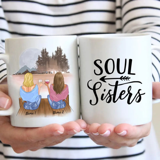 Beste Vriendinnen met Drankje - Persoonlijke Mok