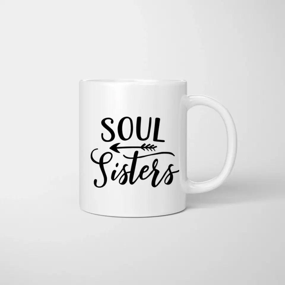 Meilleures Sœurs - Tasse Personnalisé (2-5 personnes)