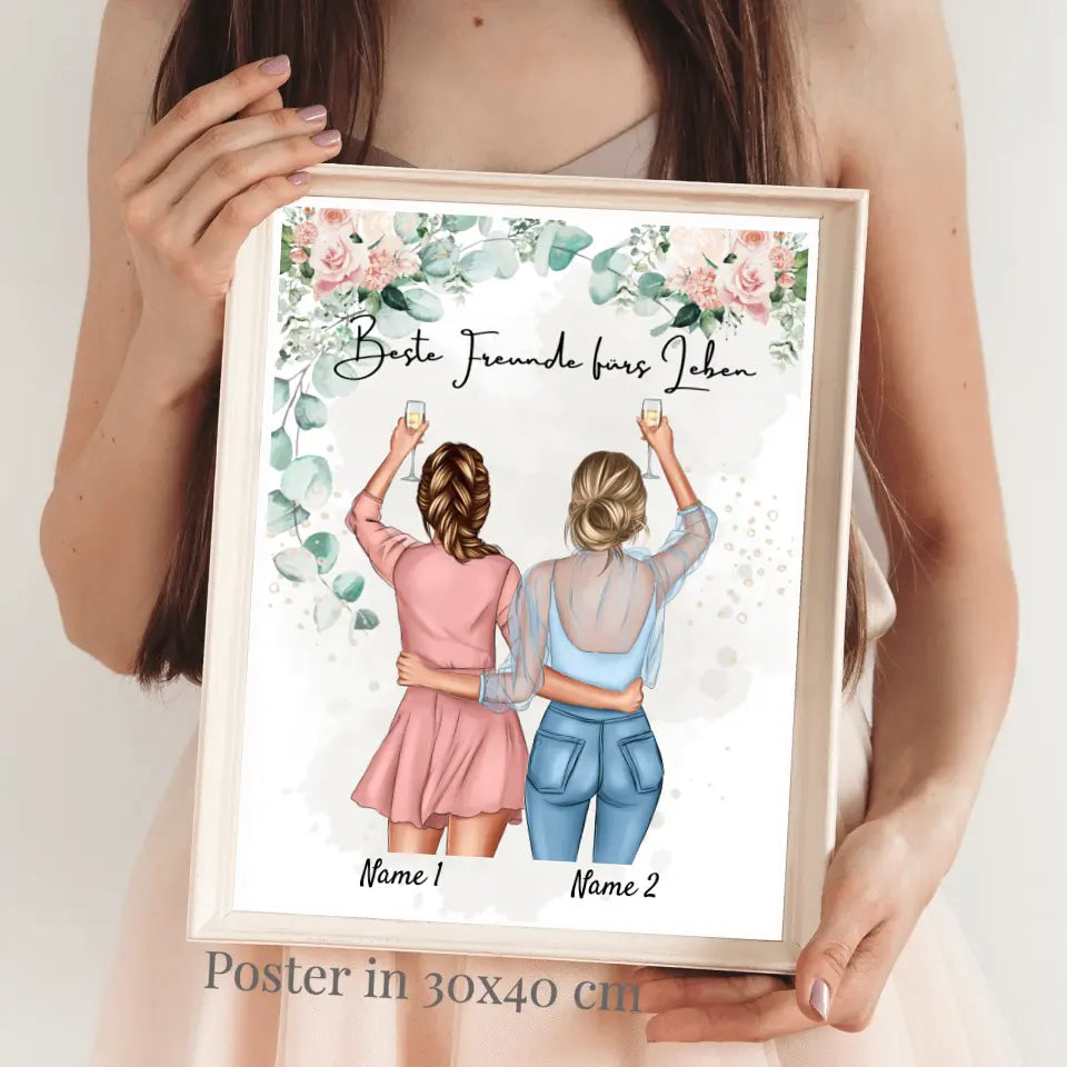 Beste Vriendinnen - Persoonlijke Poster