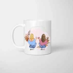 Collègue prèfèrè, Meilleurs collègues avec boisson - Mug personnalisé (2-4 personnes)