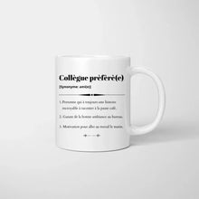 Afbeelding in Gallery-weergave laden, Verzorgde Collègue, Meilleures collègues avec boisson - Mug personnalisé (2-4 personen)
