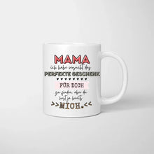 Afbeelding in Gallery-weergave laden, Mama, du hast ja bereits mich - Personalisierte Tasse (Frau mit 1-4 Kinder)
