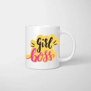 Girl Boss - Mug personnalisé pour les copines (2-4 femmes)