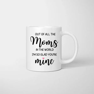 Meilleure maman avec des enfants - Mug personnalisé (1-4 enfants)