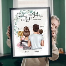 Charger l&#39;image dans la galerie, More than Family - Personalisiertes Familien Poster (Eltern mit 1-4 Kindern)
