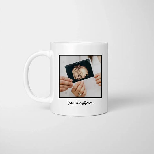 Cher papa, échographie de bébé Mug photo pour futurs parents (mère, père, grand-mère, grand-père)