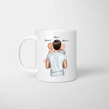 Charger l&#39;image dans la galerie, Papa, L&#39;homme, Le mythe, La légende - Mug personnalisé (Fête des pères, 1-4 enfants)
