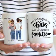 Charger l&#39;image dans la galerie, Meilleure tasse familiale - Tasse familiale personnalisée (1-4 enfants/adolescents) 
