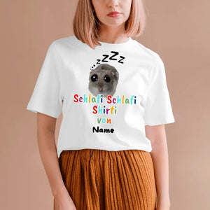 Schlafi Shlafi Shirti Hamster Meme - T-shirt personnalisé (100% coton, unisexe)