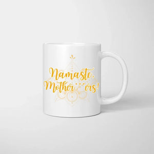 Namaste Yoga Girlfriends - Mug personnalisé Girlfriends/Collegues (1-3 femmes) 