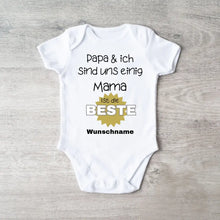 Afbeelding in Gallery-weergave laden, Mama is de beste - Gepersonaliseerde baby onesie/romper, 100% biologisch katoen
