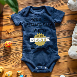 Mommy is the Best - Personnalisé Baby Onesie/Romper, 100% Coton Biologique