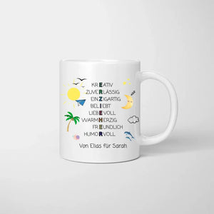 Cadeau d'adieu éducatrice, éducatrice - Tasse personnalisée, cadeau d'adieu, éducatrice, maternelle, école, enseignante, assistante maternelle