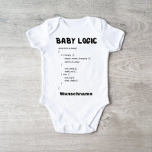 Afbeelding in Gallery-weergave laden, Baby Logic, IT-instructies - Gepersonaliseerde baby onesie/romper, 100% biologisch katoen
