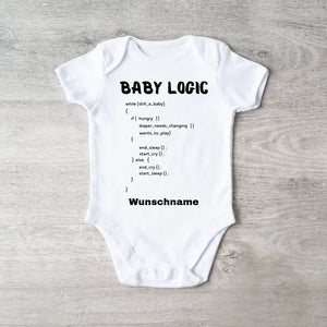 Baby Logic, IT-instructies - Gepersonaliseerde baby onesie/romper, 100% biologisch katoen