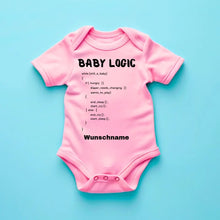 Afbeelding in Gallery-weergave laden, Baby Logic, IT-instructies - Gepersonaliseerde baby onesie/romper, 100% biologisch katoen
