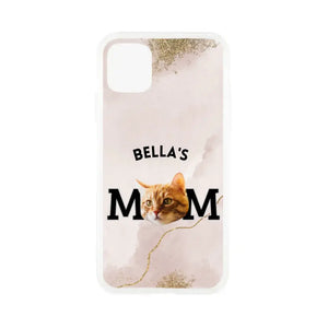 Gepersonaliseerd hoesje voor mobiele telefoon met foto van huisdier "Pet Mom".