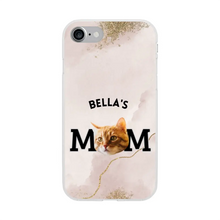 Afbeelding in Gallery-weergave laden, Gepersonaliseerd hoesje voor mobiele telefoon met foto van huisdier &quot;Pet Mom&quot;.
