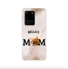 Afbeelding in Gallery-weergave laden, Gepersonaliseerd hoesje voor mobiele telefoon met foto van huisdier &quot;Pet Mom&quot;.
