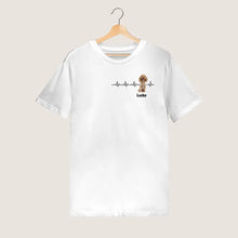 Afbeelding in Gallery-weergave laden, Gepersonaliseerd T-shirt met foto van huisdier - &quot;Hartslag
