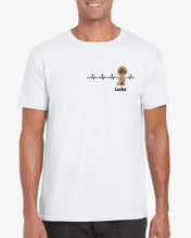 Afbeelding in Gallery-weergave laden, Gepersonaliseerd T-shirt met foto van huisdier - &quot;Hartslag
