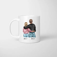 Charger l&#39;image dans la galerie, Rencontré, aimé, aimé - je te garde ! - Mug personnalisé pour les couples 
