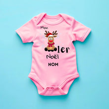 Afbeelding in Gallery-weergave laden, Mon 1er Noël - Onesie/dorsal bébé personnalisé pour Noël, 100% coton bio
