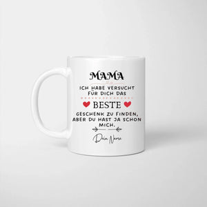 Beste cadeau voor mama - Gepersonaliseerde mok (mama, papa, oma, opa)