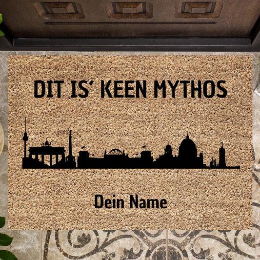 Berlin Skyline - Gepersonaliseerde deurmat