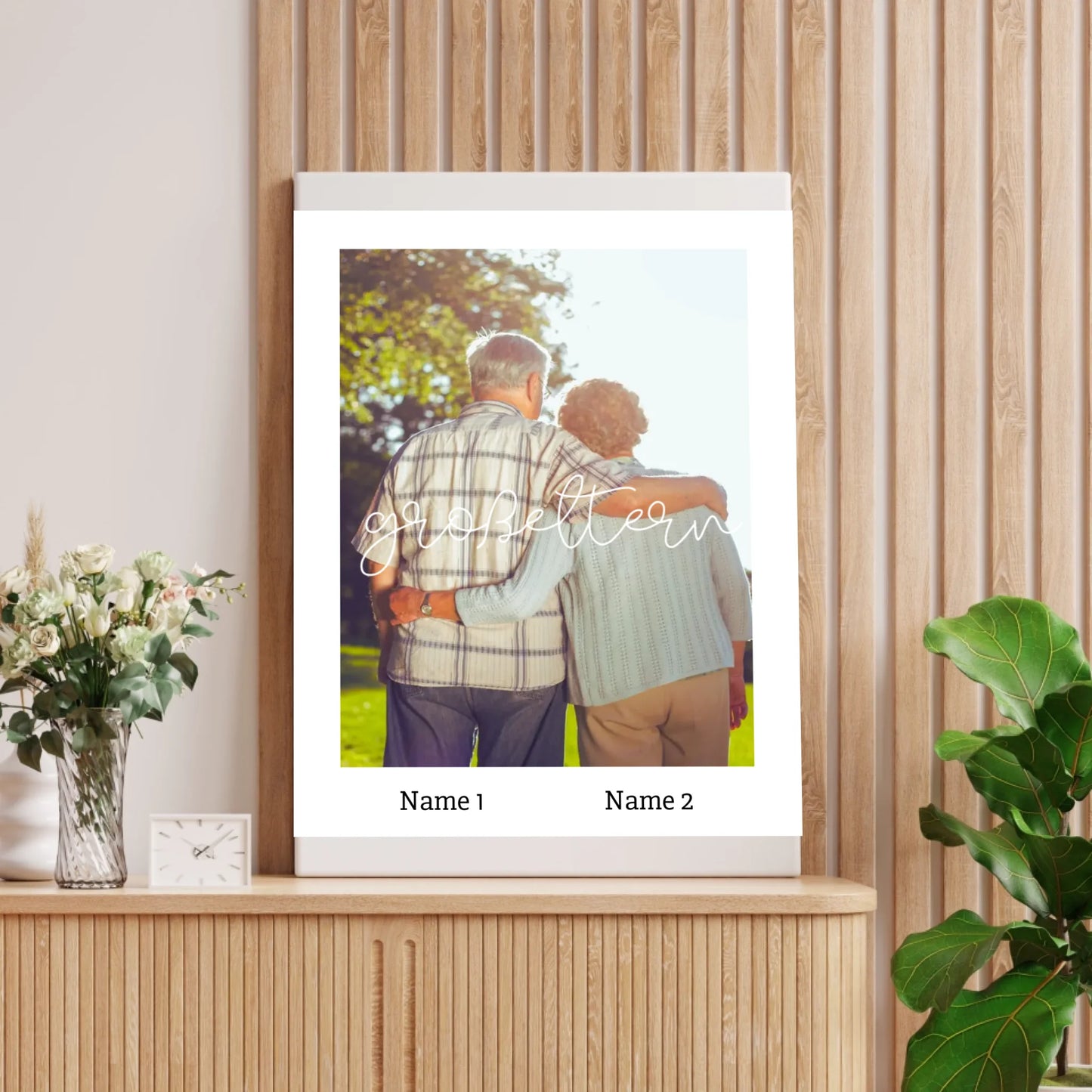 Grootouders - Gepersonaliseerde fotoposter oma en opa