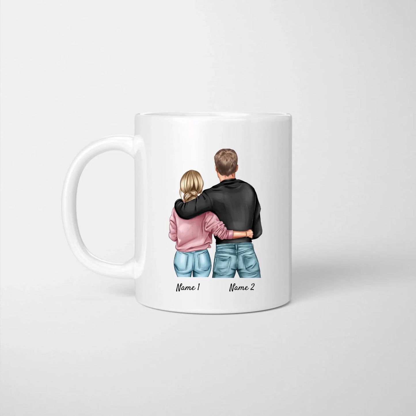 Au diable la Saint-Valentin ! Mug personnalisé pour votre partenaire, cadeau idéal pour les couples.