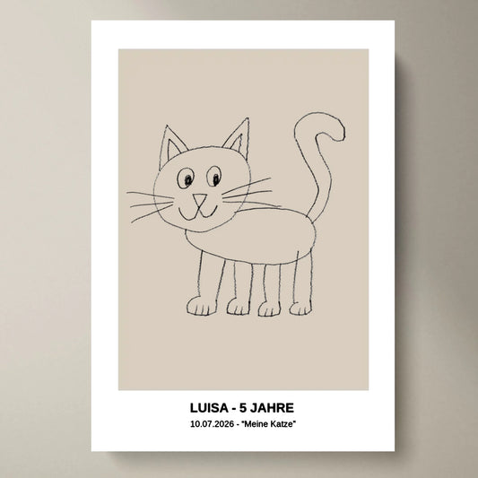 Photo d'enfant - Affiche personnalisée, télécharger un dessin
