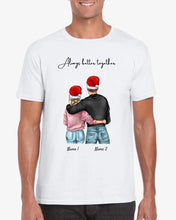 Afbeelding in Gallery-weergave laden, Kerstmis met het beste koppel - Gepersonaliseerd T-shirt

