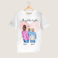 Afbeelding in Gallery-weergave laden, Beste mama - Gepersonaliseerd T-shirt Moeder &amp; Kinderen/Tieners (100% Katoen, Unisex)
